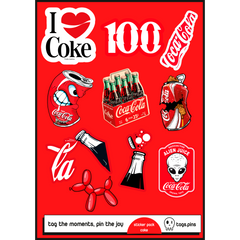 Coke | 10'lu Sticker Seti