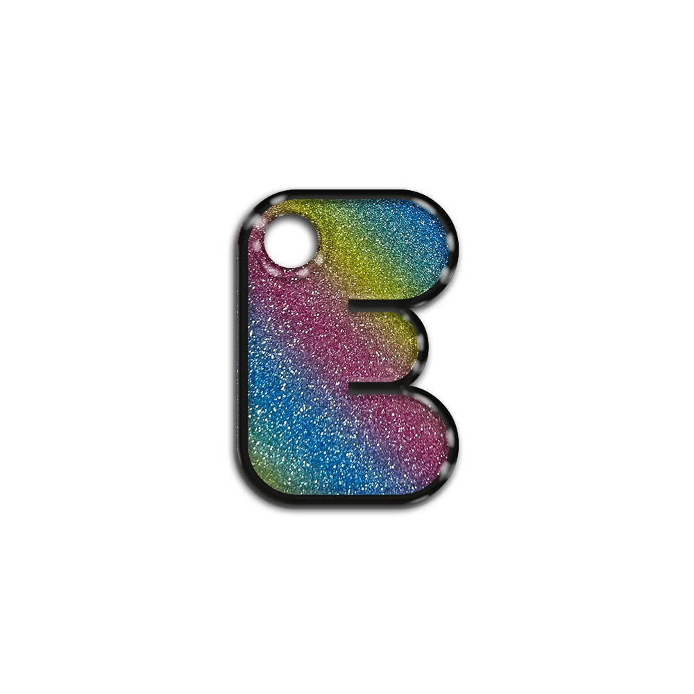 E Harfi Rounded Rainbow | İsimlik