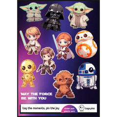 Galactic Wars | 10'lu Sticker Seti