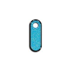 I Harfi Rounded Açık Mavi Glitter | İsimlik