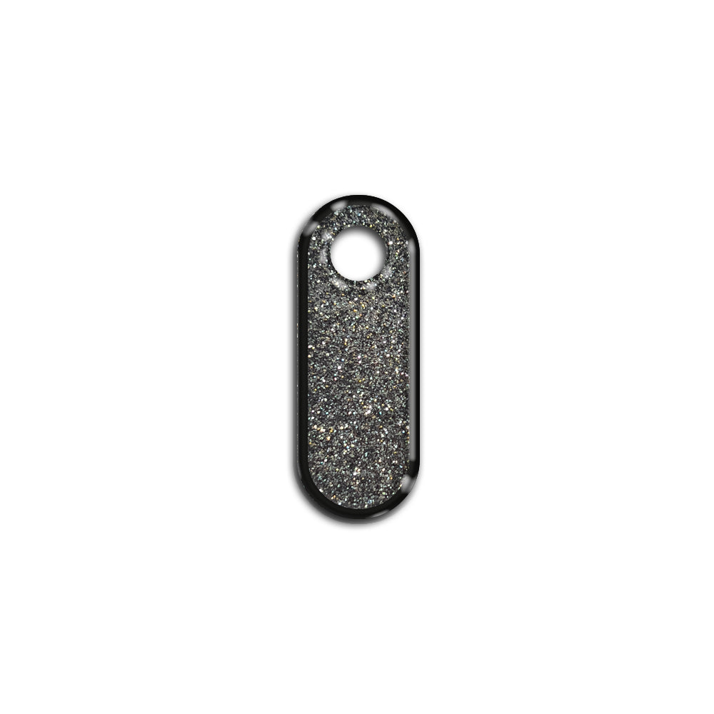 I Harfi Rounded Gri Glitter | İsimlik