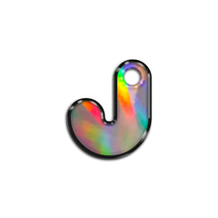 J Harfi Rounded Holographic | İsimlik