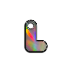 L Harfi Rounded Holographic | İsimlik