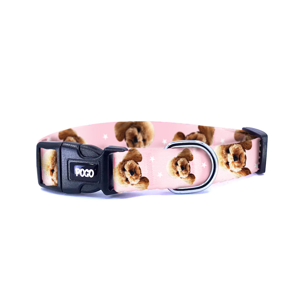 Vesikalık Pudra Pembe | Köpek Tasması