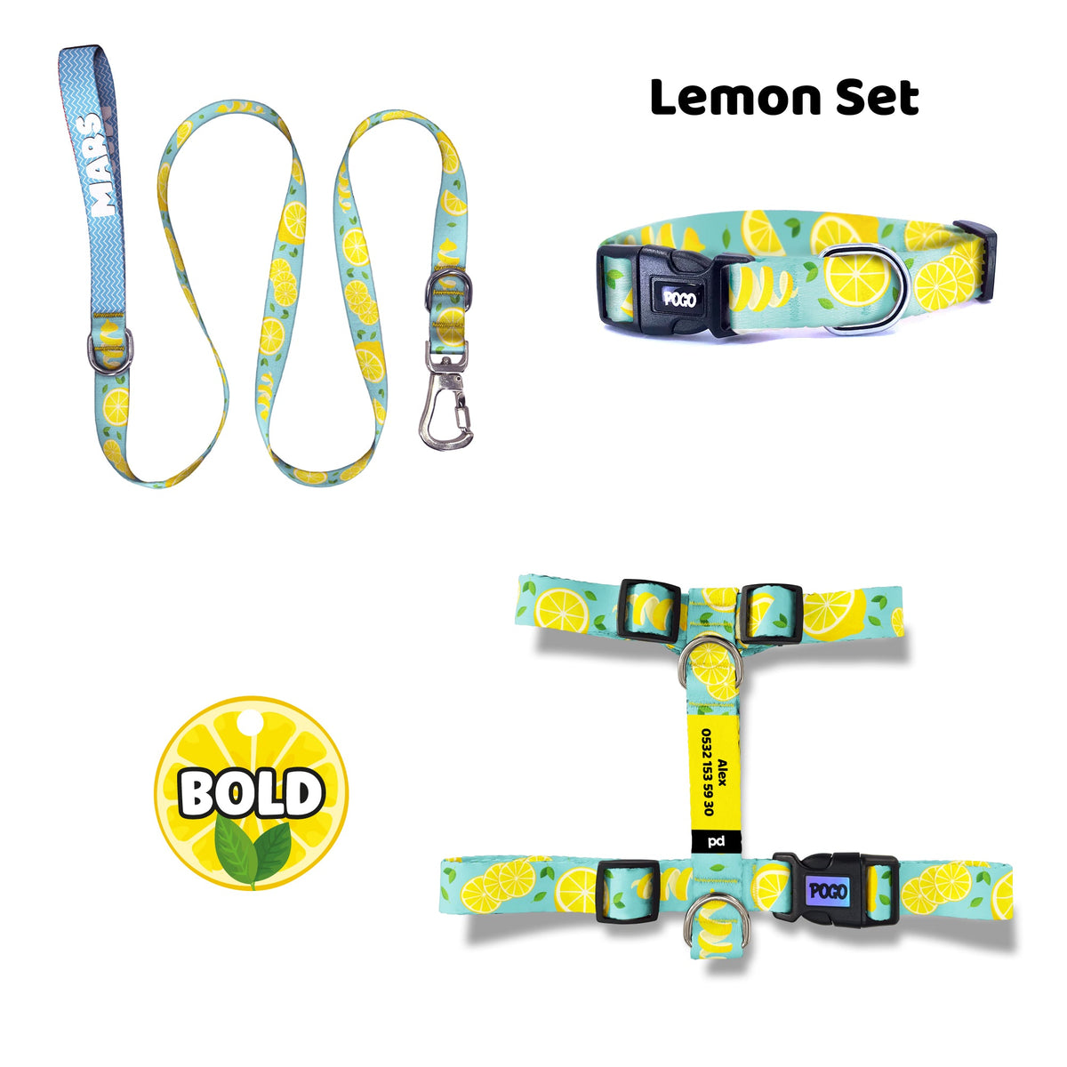 Lemon | Tasma ve Künye Seti