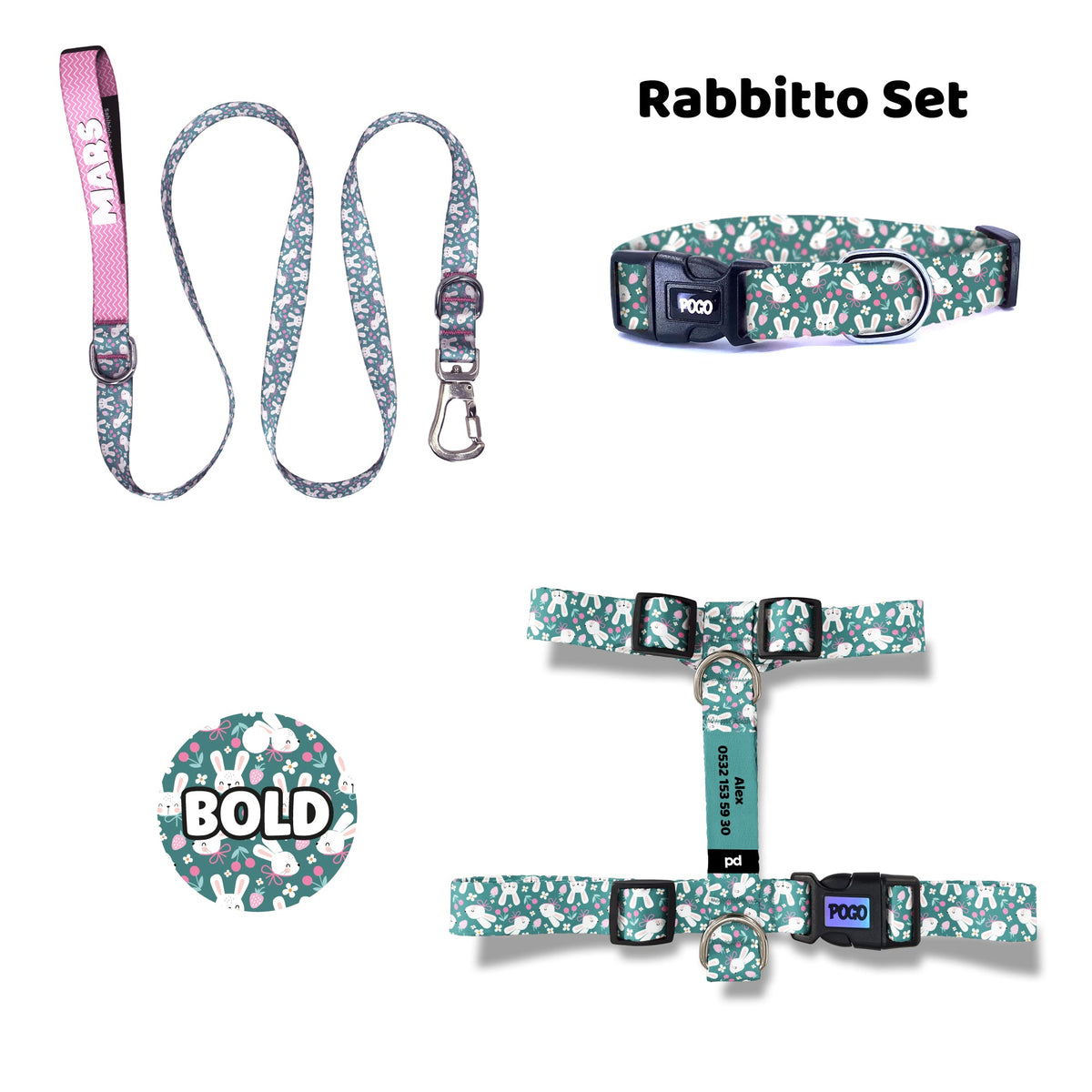Rabbitto | Tasma ve Künye Seti