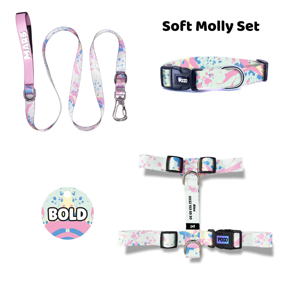 Soft Molly | Tasma ve Künye Seti
