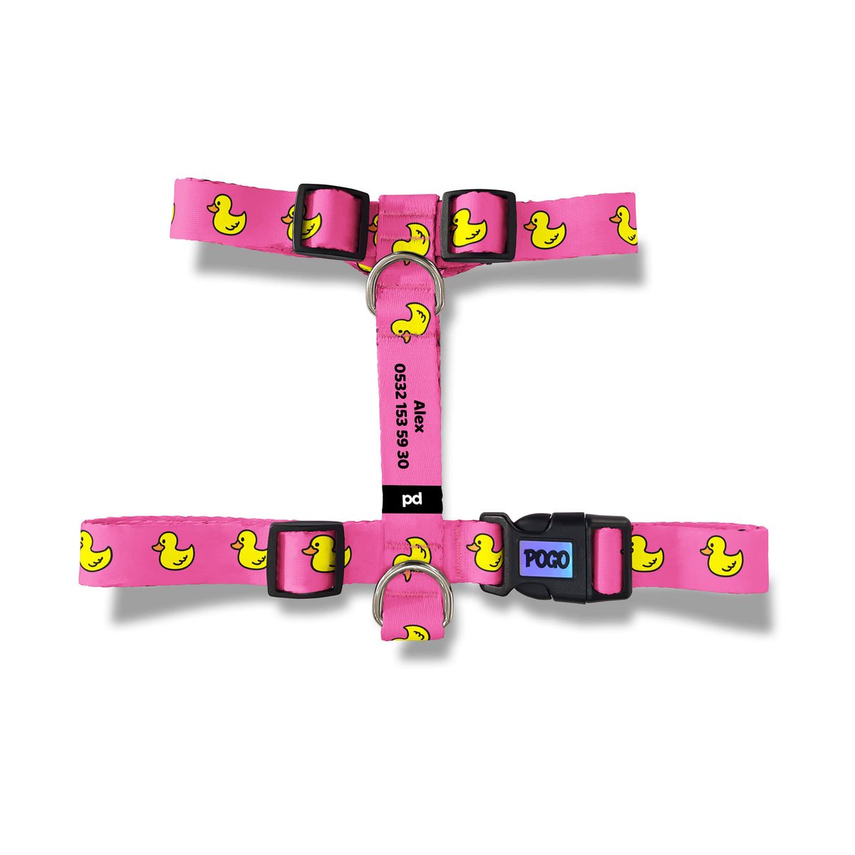 Pink Duck | Köpek Göğüs Tasması - Evcil hayvanlar için mükemmel bir ürün.