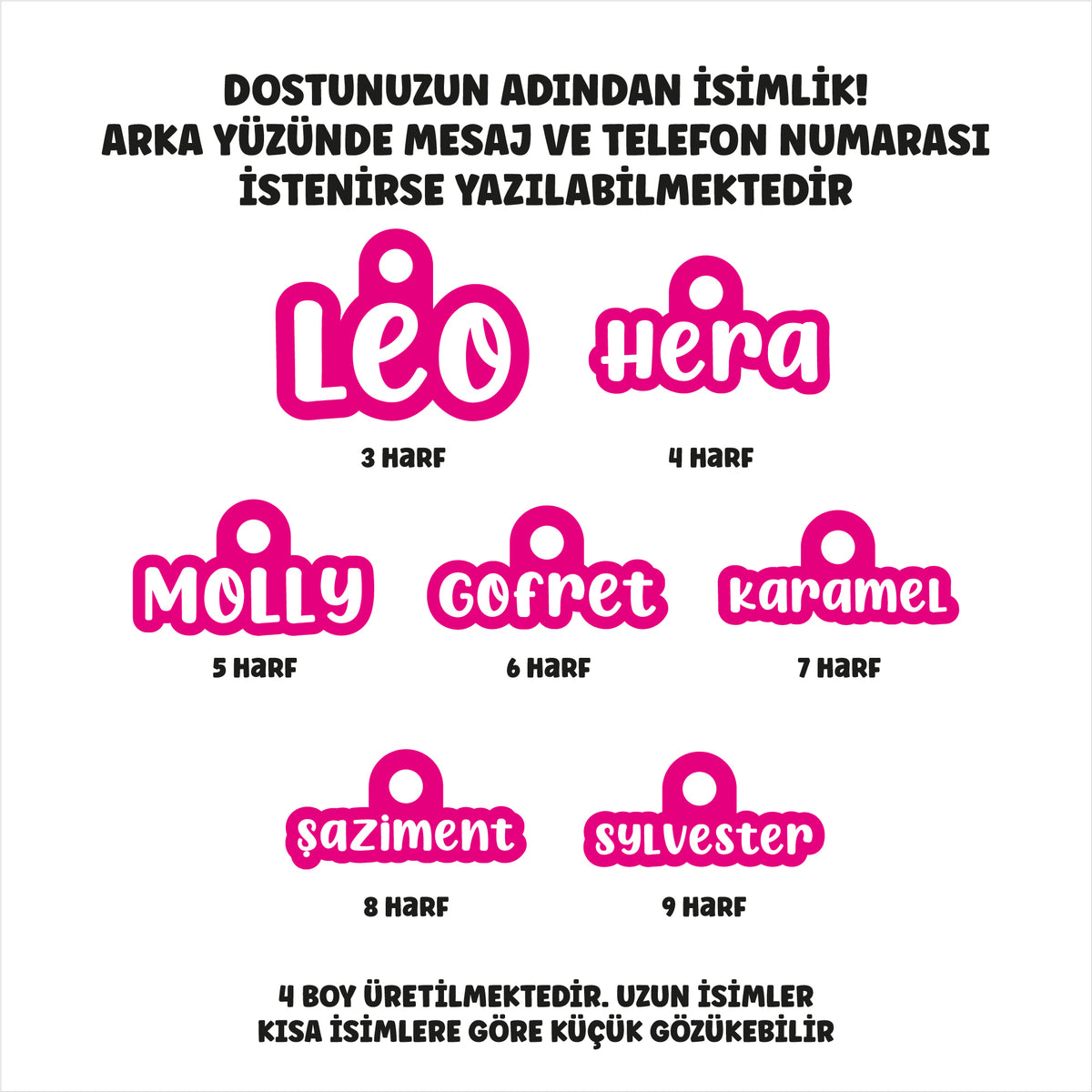 Pembe | Ada Özel Tasarım Künye