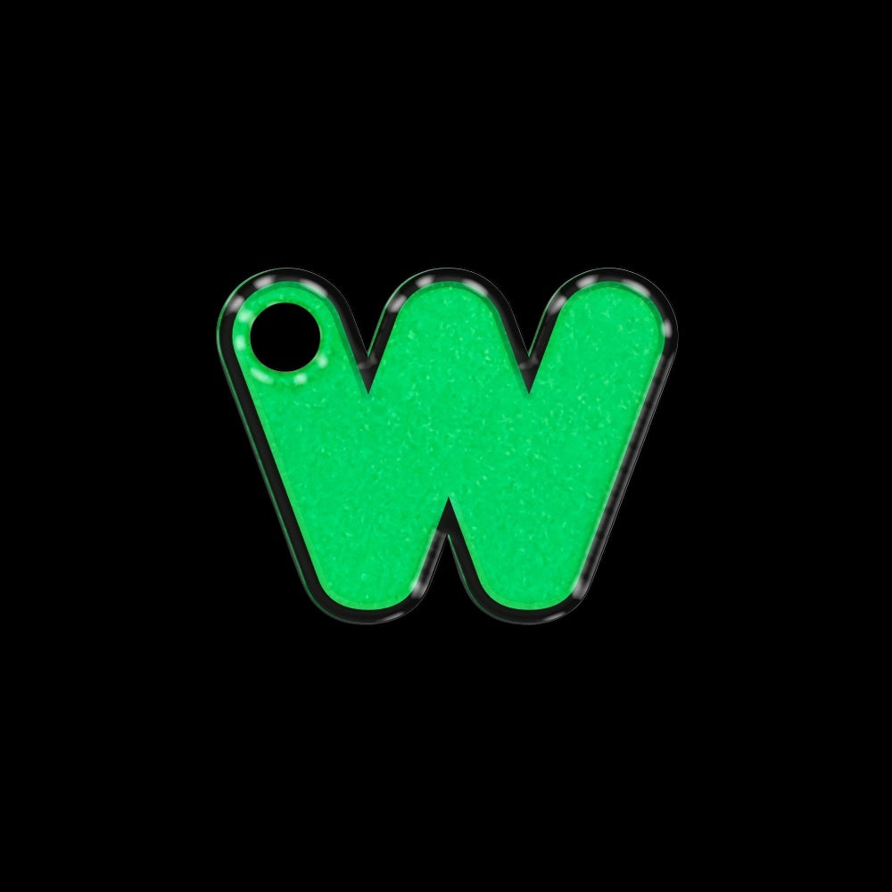W Harfi Rounded Lumi | İsimlik
