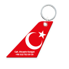 Türk Bayrağı | Akrilik Anahtarlık