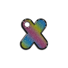 X Harfi Rounded Rainbow | İsimlik