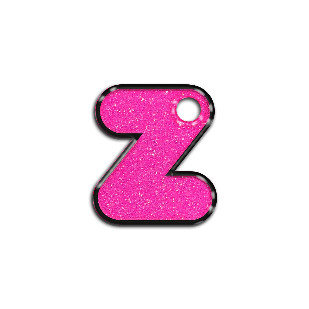 Z Harfi Rounded Barbie Pink | İsimlik