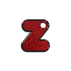 Z Harfi Rounded Red Holo | İsimlik